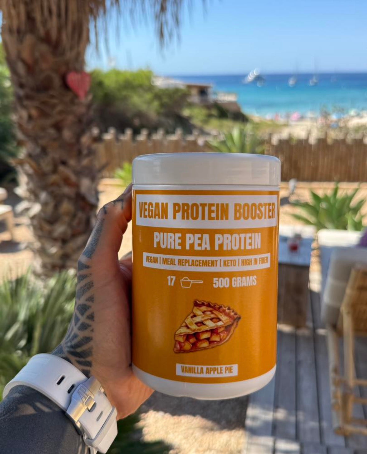 VEGAN PROTEIN BOOSTER (Vanilla Apple Pie)