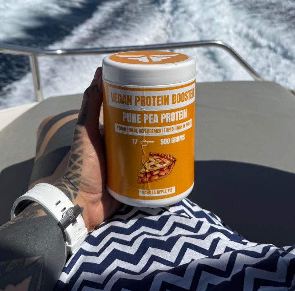 VEGAN PROTEIN BOOSTER (Vanilla Apple Pie)