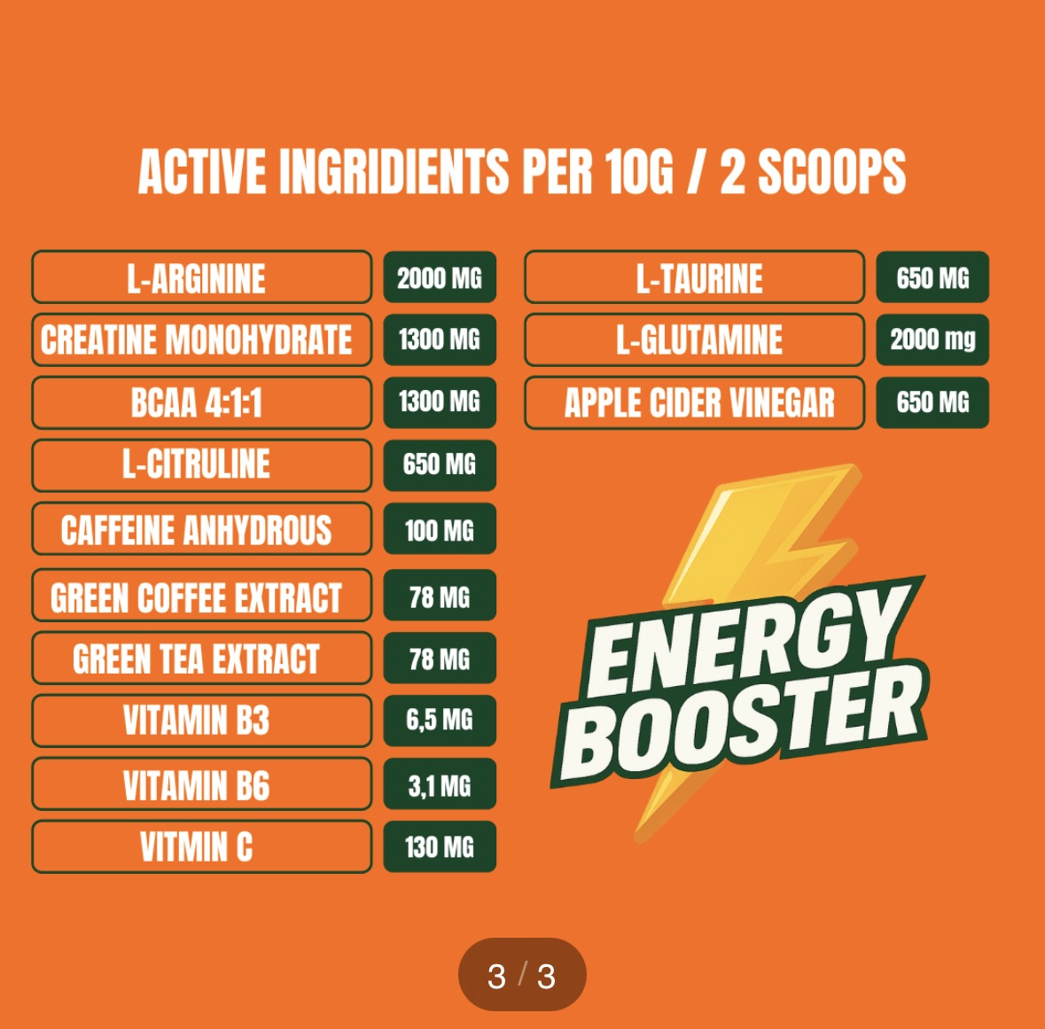 ENERGY BOOSTER — Енергија, фокус и моќ во секоја доза